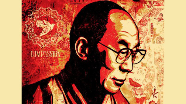 fairey Shepard Fairey "Compassion (His Holiness The Dalai Lama)"
