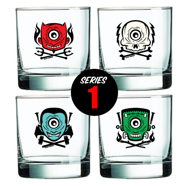 Dan Springer "Roving Eye" Shot Glasses Dan Springer "Roving Eye" Shot Glasses