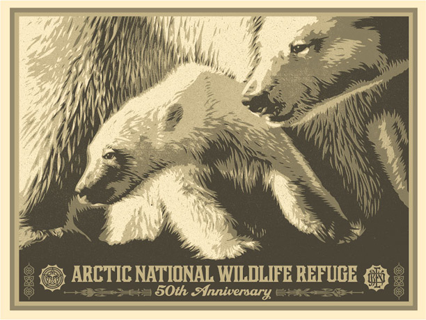 Shepard Fairey "Arctic 50th Anniversary Print" Shepard Fairey "Arctic 50th Anniversary Print"